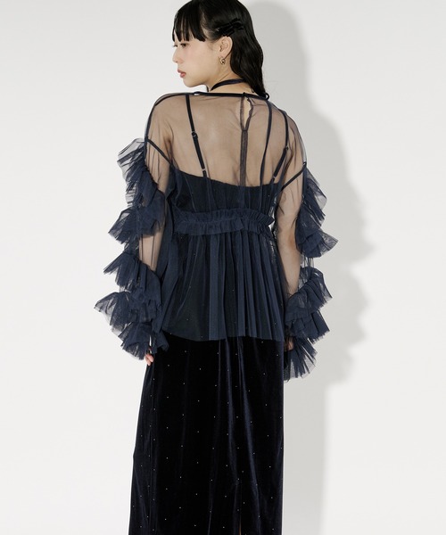 Elegant volume sleeves セットキャミドレス（ドレス）｜Ezick