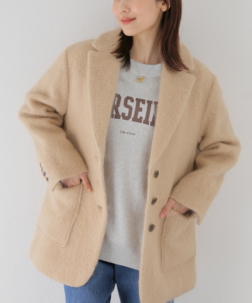 SLOBE IENA（スローブイエナ）の「シャギージャケットコート（その他