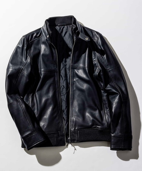 名古屋店別注 AKM ダイヤキルティング レザージャケット 23万1000円