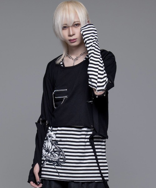 00s CIVARIZE クラッシュ レイヤード タンクトップ 00s CIVARIZE