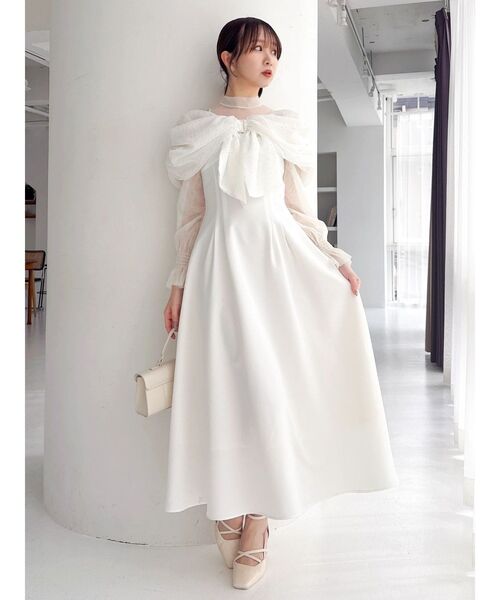 セール】ビッグリボンドレス（ドレス）｜dazzlin（ダズリン）の