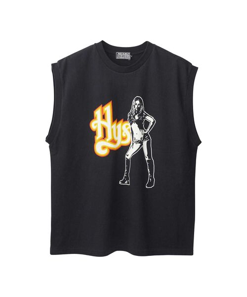 90s Y2K ヒステリックグラマー タンクトップ ノースリーブ ラメY2K