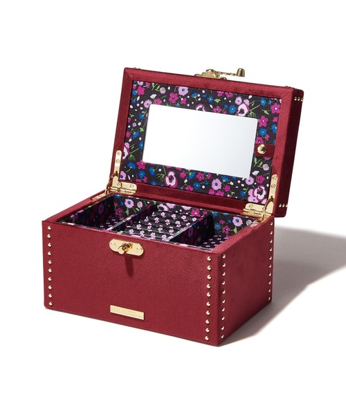 セール】ANNA SUI ジュエリーボックス S ダークレッド（収納グッズ