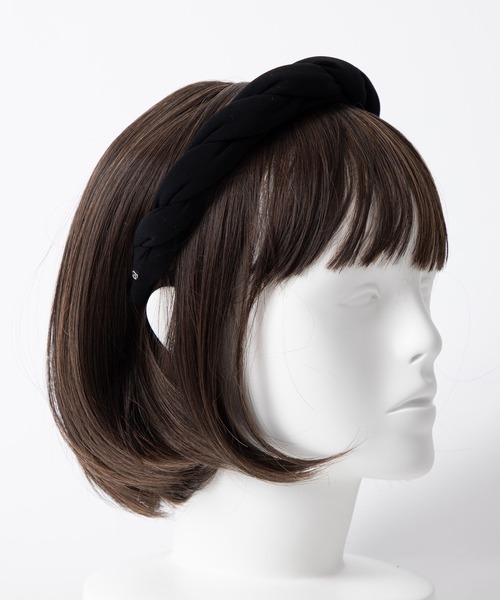 セール】ALEXANDRE DE PARIS TWISTED SATIN HEADBAND アレクサンドル