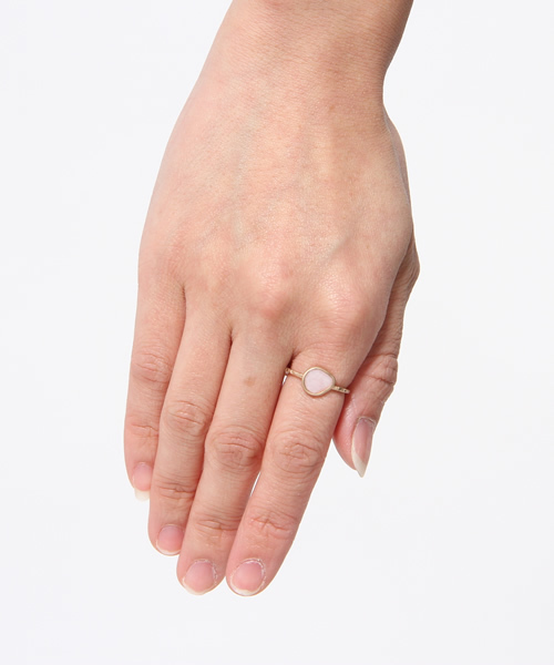 アガット✴︎スキニーリングK1011号✴︎ガーネット アガット