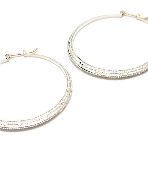 agete（アガット）の「SVフープピアス（ピアス（両耳用））」 - WEAR
