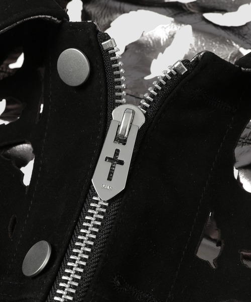 MASU（エムエーエスユー）の「WING-CUT LEATHER TRUCKER JACKET