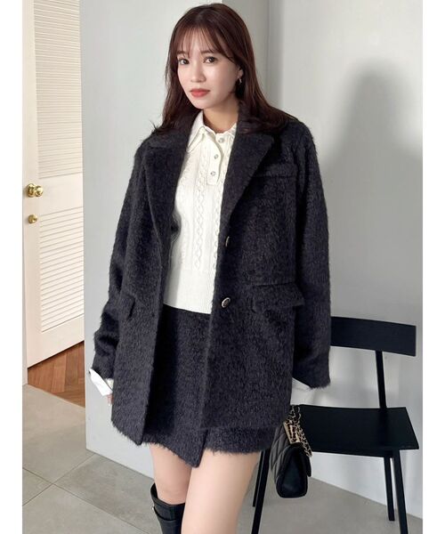 セール】シャギーテーラージャケット（テーラードジャケット