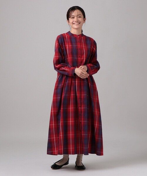 アトリエgg☆ランデブー19ハーフ試着のみ☆タートルワンピースタータン