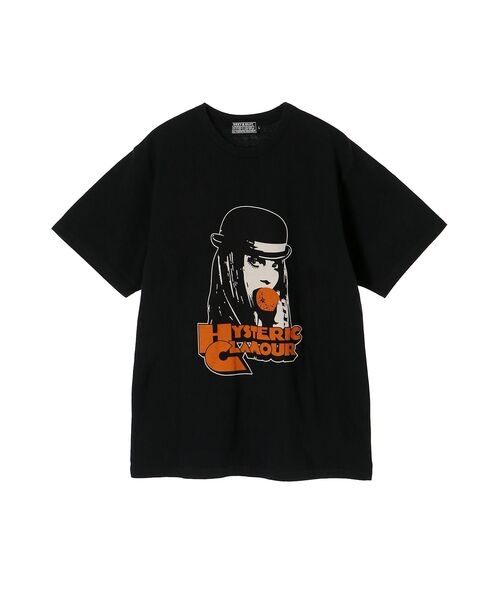 ヒステリックグラマー Pam/Marpi Hug Tee Black