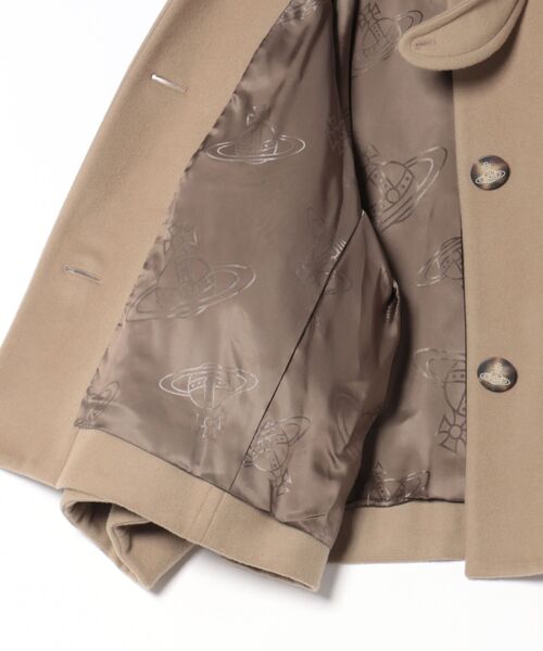 セール】ｳｰﾙﾒﾙﾄﾝﾊﾞｯﾄﾞｳｲﾝｸﾞｼｮｰﾄｺｰﾄ（その他アウター）｜Vivienne