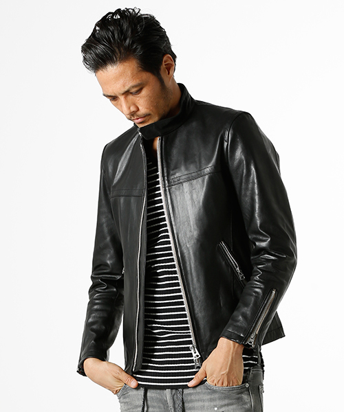 JACKROSE（ジャックローズ）の「ゴートレザーシングルライダース