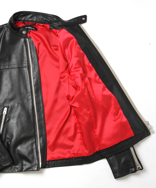 ゴートレザーシングルライダース（ライダースジャケット）｜JACKROSE