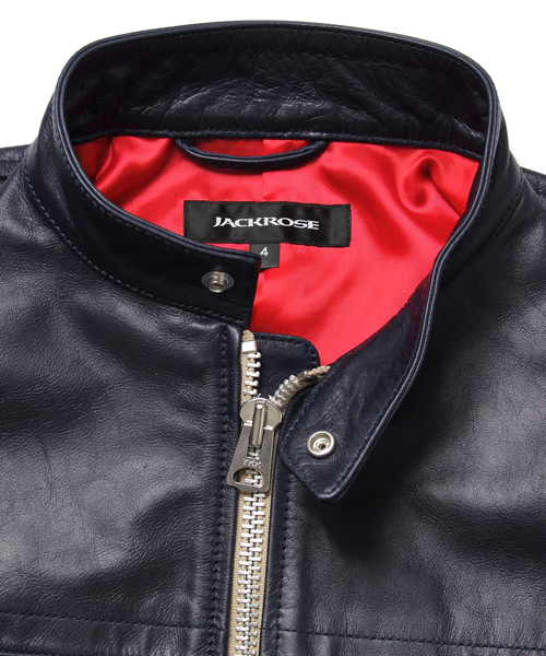ゴートレザーシングルライダース（ライダースジャケット）｜JACKROSE