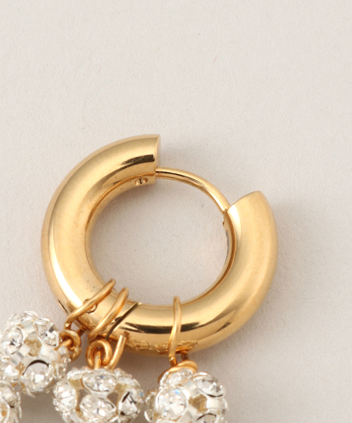 TIMELESS PEARLY/タイムレスパーリー】Silver heart and cr：ピアス