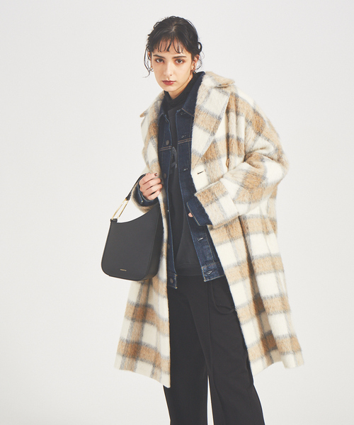 TICCA チェック柄 ダブルコート チェスターコート TICCA（ティッカ）の