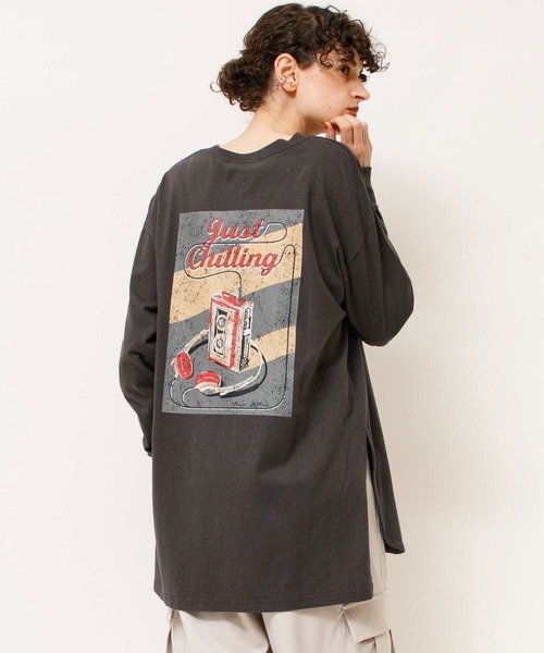 コットンレーヨンロングスリーブTシャツ(Chill) | ジョンブル公式通販