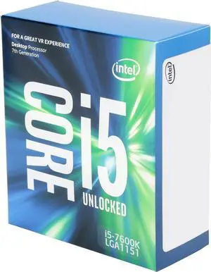 Intel Core i5 7th Gen - Core i5-7500 Kaby Lake Quad-Core 3.4 GHz