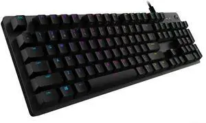 Logitech G512 LIGHTSYNC RGB Mechanical Gaming Keyboard, Carbon