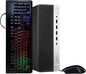 Refurbished: HP ProDesk 600G5 Desktop Computer | Hexa Intel i5 Gen