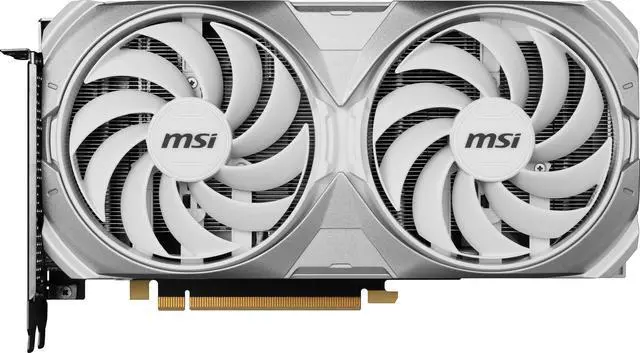 MSI Ventus GeForce RTX 4070 Graphics Card RTX 4070 VENTUS 2X WHITE