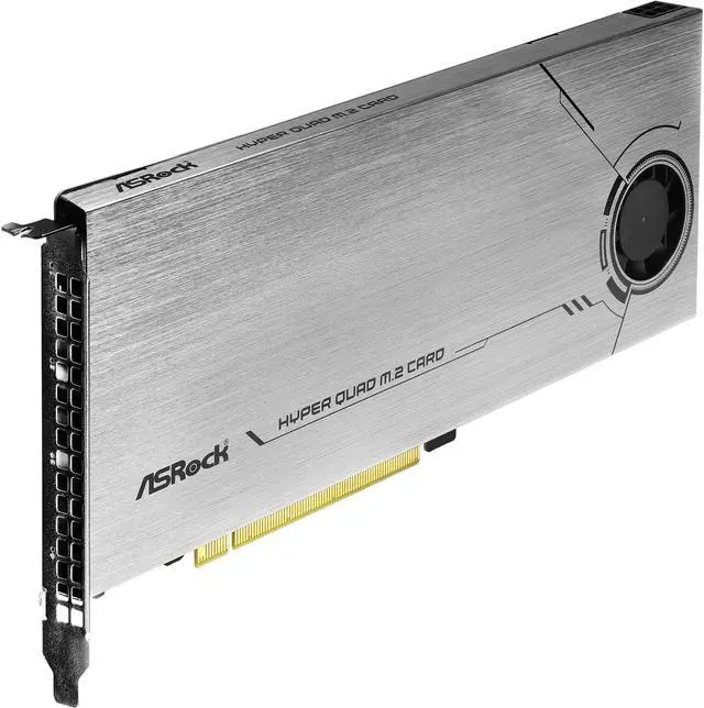 ASROCK HYPER QUAD M.2 CARD Bootable M.2 RAID Support - Newegg.com