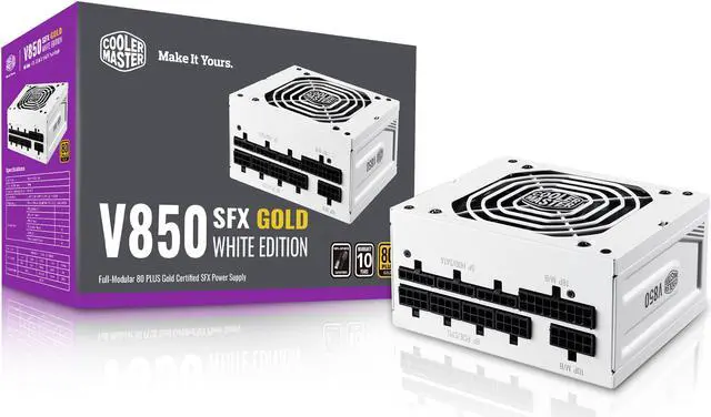 Cooler Master V850 SFX Gold White Edition Full Modular, 850W, 80+