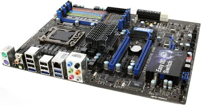 Used - Very Good: MSI X58A-GD65 LGA 1366 ATX Intel Motherboard