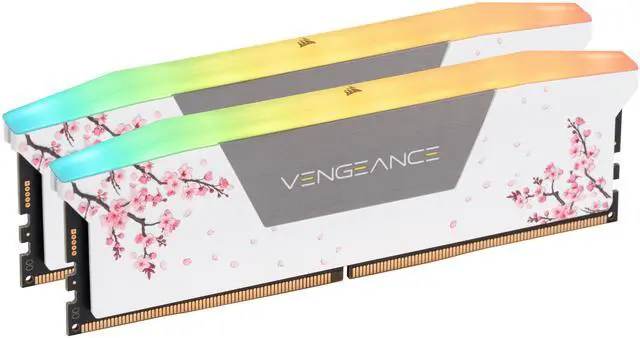 CORSAIR Vengeance RGB 32GB (2 x 16GB) 288-Pin PC RAM DDR5 6000