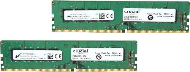 Crucial 16GB (2 x 8GB) DDR4 2133 (PC4 17000) Desktop Memory Model