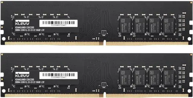 Klevv 32GB (2 x 16GB) 288-Pin PC RAM DDR4 3200 (PC4 25600) Desktop