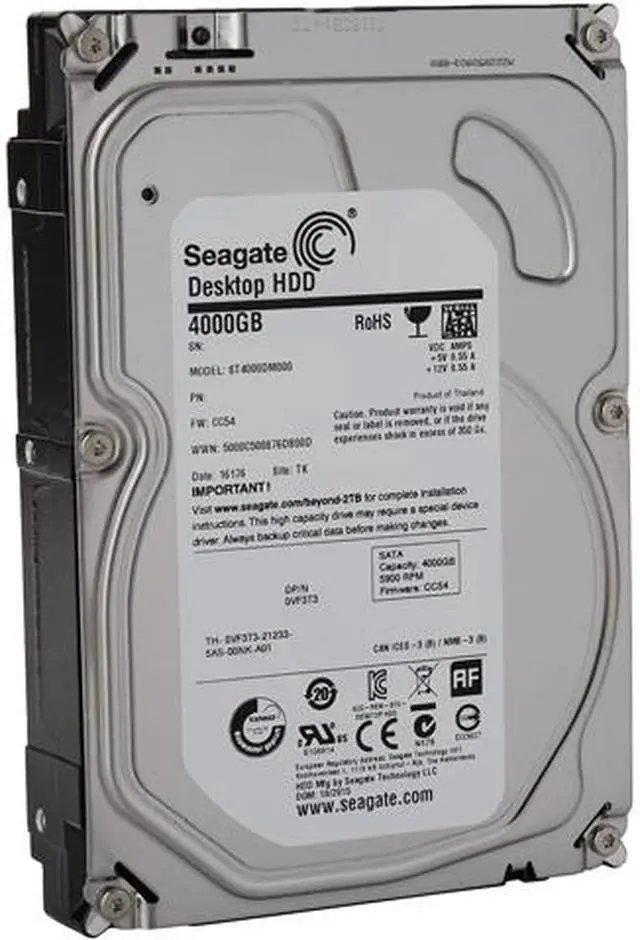 Seagate Desktop HDD ST4000DM000 4TB 中古動作品①