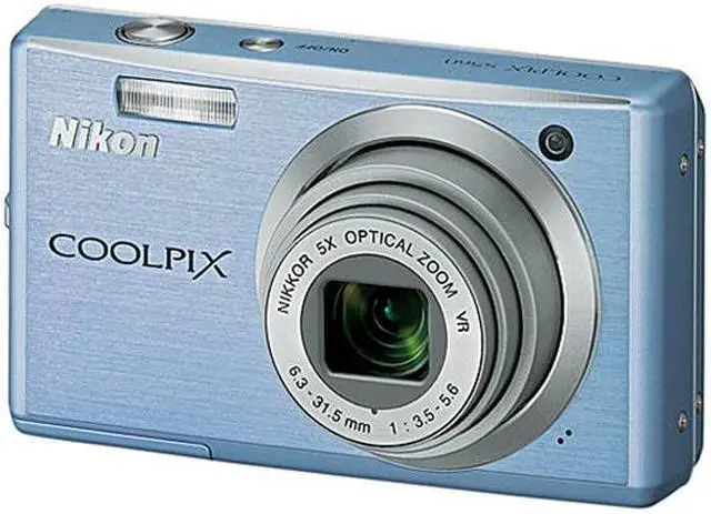 Nikon COOLPIX S560 Cool Blue 10.0 MP Digital Camera - Newegg.com