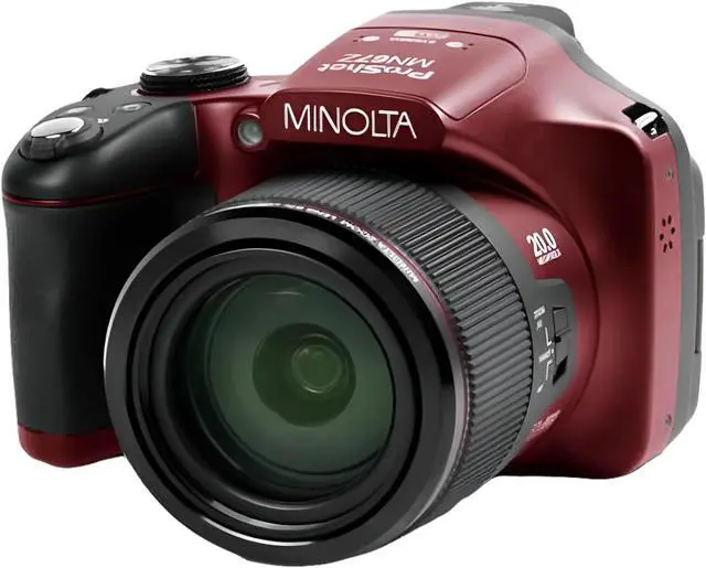 Minolta Pro Shot 20 Mega Pixel HD Digital Camera with 67x Optical
