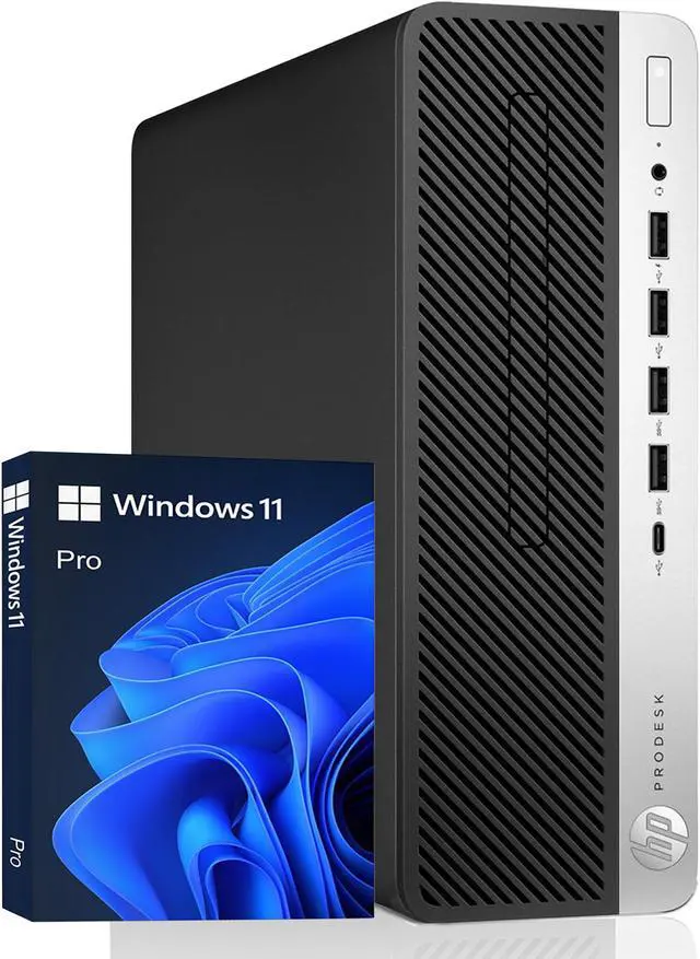 Refurbished: HP Desktop Computer ProDesk 600 G4 SFF Windows 11 Pro