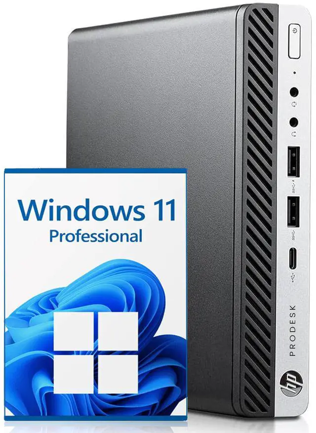 Refurbished: HP ProDesk 600 G5 Tiny/Mini Windows 11 Pro Business