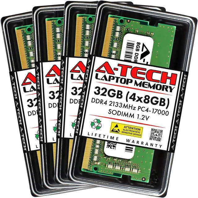 4枚差Memtest済 ADATA 8GB×4枚 計32GB DDR4-2133 4枚
