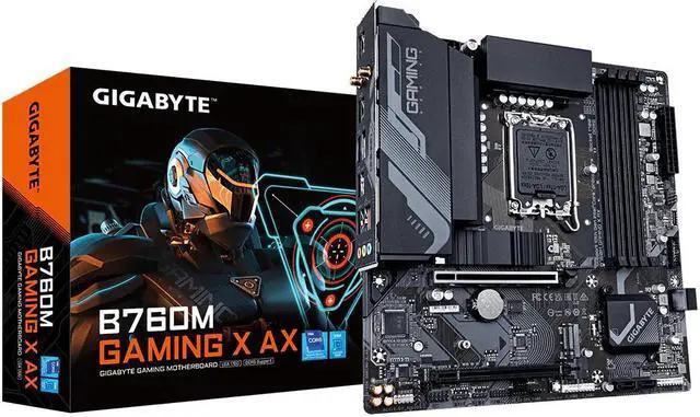 GIGABYTE B760M GAMING X AX DDR5 (LGA 1700 Intel B760 M-ATX