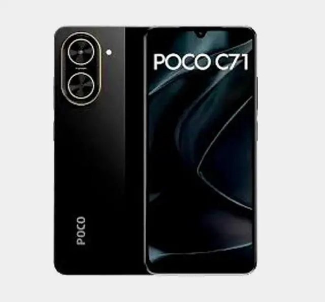 Xiaomi Poco C71 4G 128GB ROM 4GB RAM Dual SIM GSM Unlocked - Black