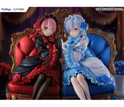 リゼロ」レム＆ラムが豪華なゴシックドレス姿でフィギュアに！2体
