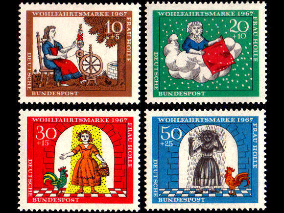 3853 外国切手 ドイツ DDR 1972年 グリム童話 雪の女王 3853 外国切手