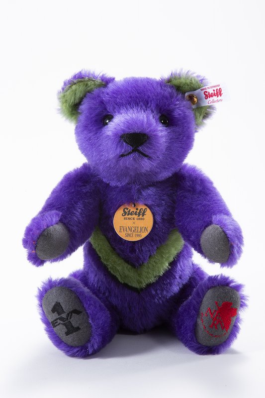 テディベアが「エヴァンゲリオン」初号機カラーに！夢のコラボが実現