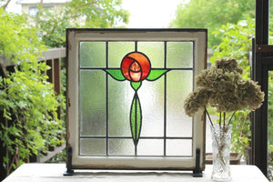 最終値下げ】アンティーク 家具 ステンドグラス 1910年頃 英国 101A