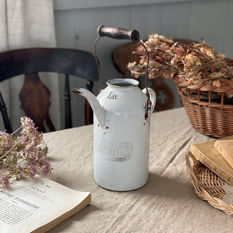 アンティークホーローレードルラック｜フランス アンティーク