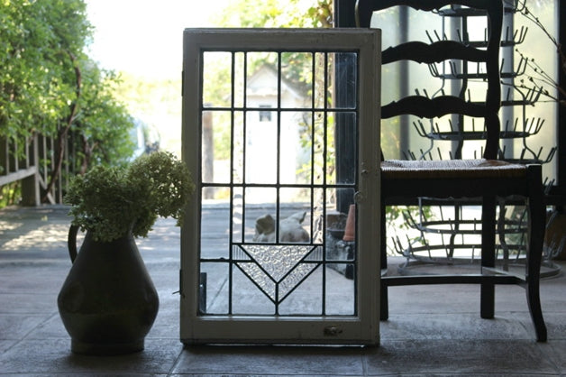 大型 ヴィンテージ ステンドグラス アンティークパネル 84.5×81 大型