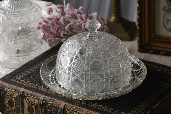 678 フランスアンティーク 古いチーズドーム ガラスドーム 蚤の市購入