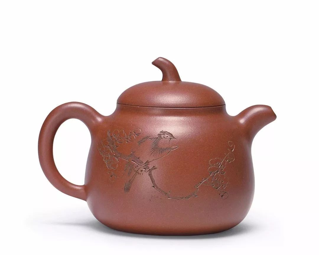 ☆近代 朱泥 紫砂壺 顧景舟銘☆極細工 置物 擺件 古賞物