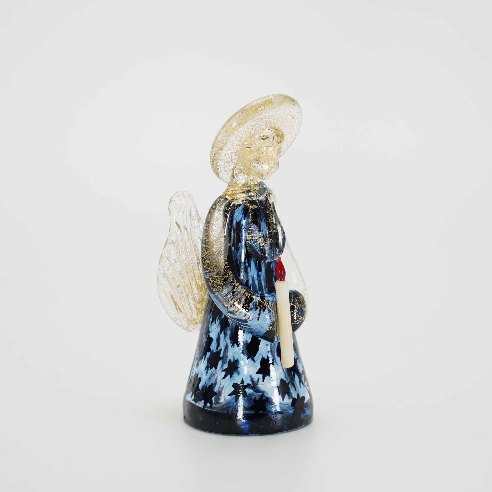 ムラーノガラス（ベネチアングラス）「天使の灯」ブルー／ムリーネ – chisa