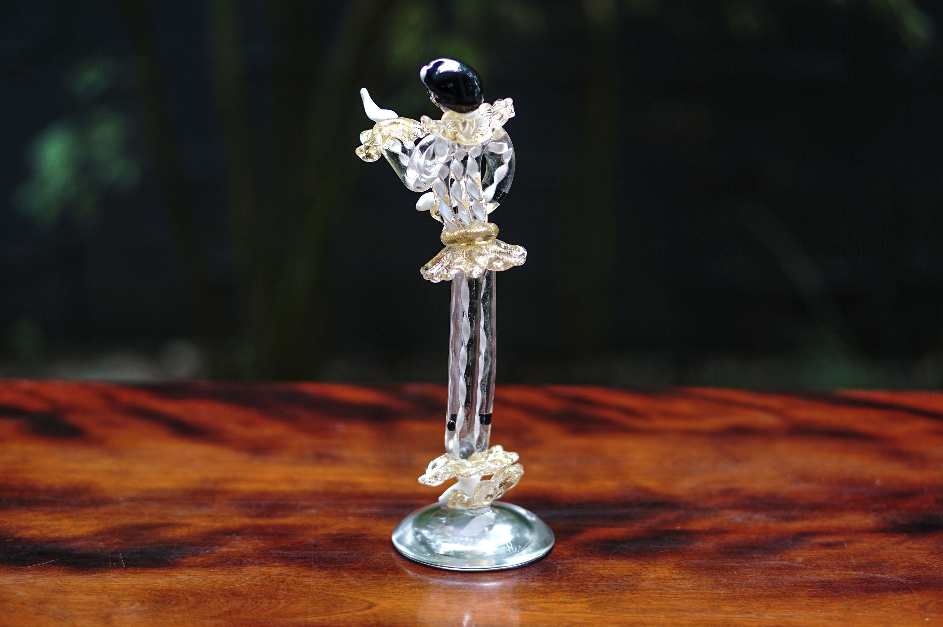 ムラーノガラス（ベネチアングラス）〈オブジェ／置物〉小像「ピエロ