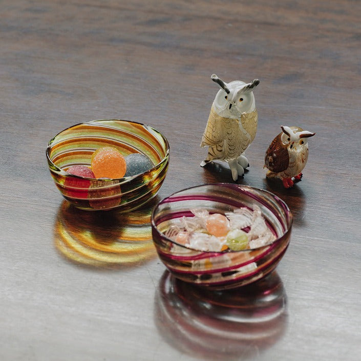 ベネチアングラス フクロウ イタリア ムラーノ島 手づくり 工芸 職人